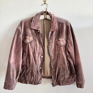 Free People Velvet Trucker Jacket